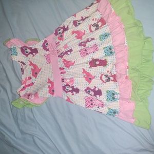 Milk silk beenie boo dress girls size 8 approximat